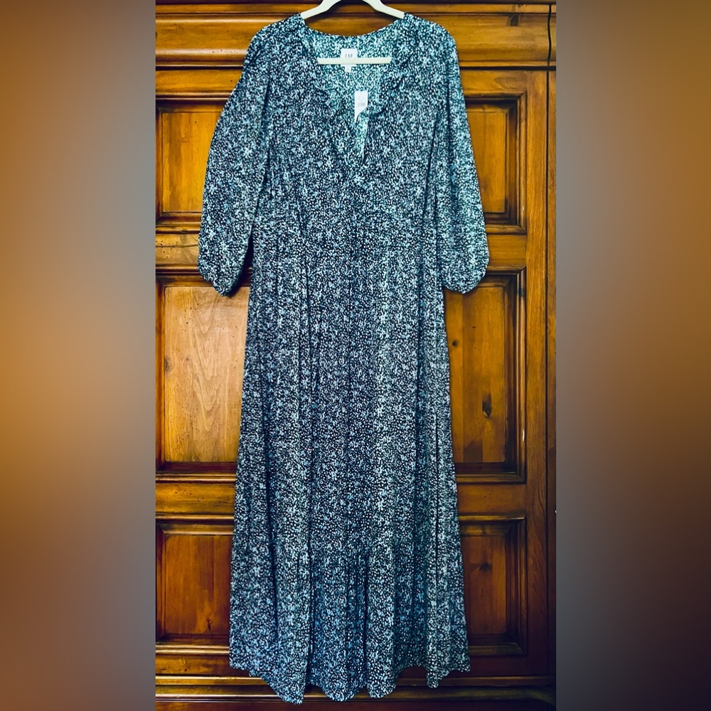 Gap Women’s XL Maternity Wrap-style Maxi Dress